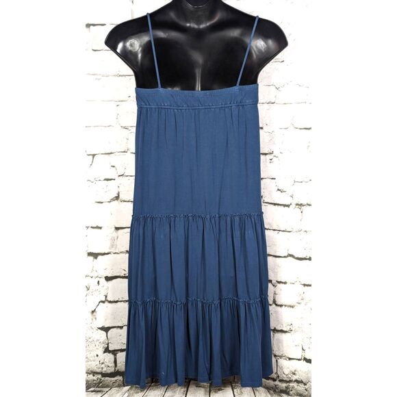 VTG JUICY COUTURE Y2K Boho Peasant Cottage Tiered Midi Dress USA Size Large - Picture 5 of 7